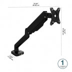 Brazo de monitor ajustable con puerto USB - Pantallas de 17 a 32 pulgadas