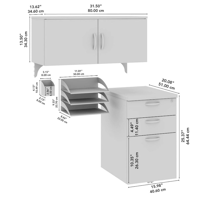 Kit de almacenamiento y accesorios para Oficina en una hora