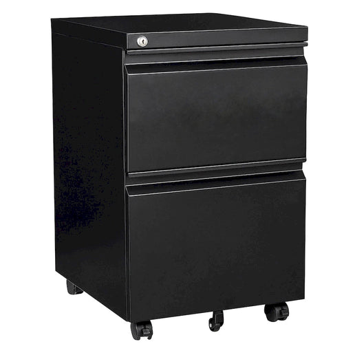 Archivador móvil de 2 cajones Archivadores de cajones para guardar debajo del escritorio