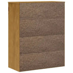 Parte superior para aparador con puertas de cristal - Madera de pino maciza 31,5x14,6x39,4