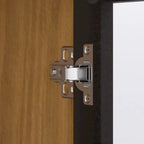 Parte superior para aparador con puertas de cristal - Madera de pino maciza 31,5x14,6x39,4
