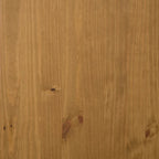 Parte superior para aparador con puertas de cristal - Madera de pino maciza 31,5x14,6x39,4