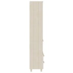Armario Librero de Entrada - Madera Maciza de Pino 23.6x13.8x70.9