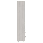 Armario Librero de Entrada - Madera Maciza de Pino 23.6x13.8x70.9