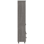 Armario Librero de Entrada - Madera Maciza de Pino 23.6x13.8x70.9