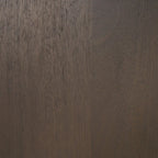 Mueble Auxiliar de Color Marrón Oscuro con Diseño de Diamantes y Estante - 36.0L x 16.3W x 32.0H