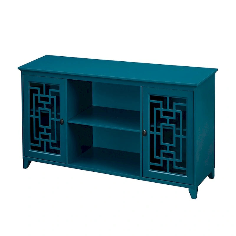 Aparador de 60 pulgadas, mueble de almacenamiento tipo bufé