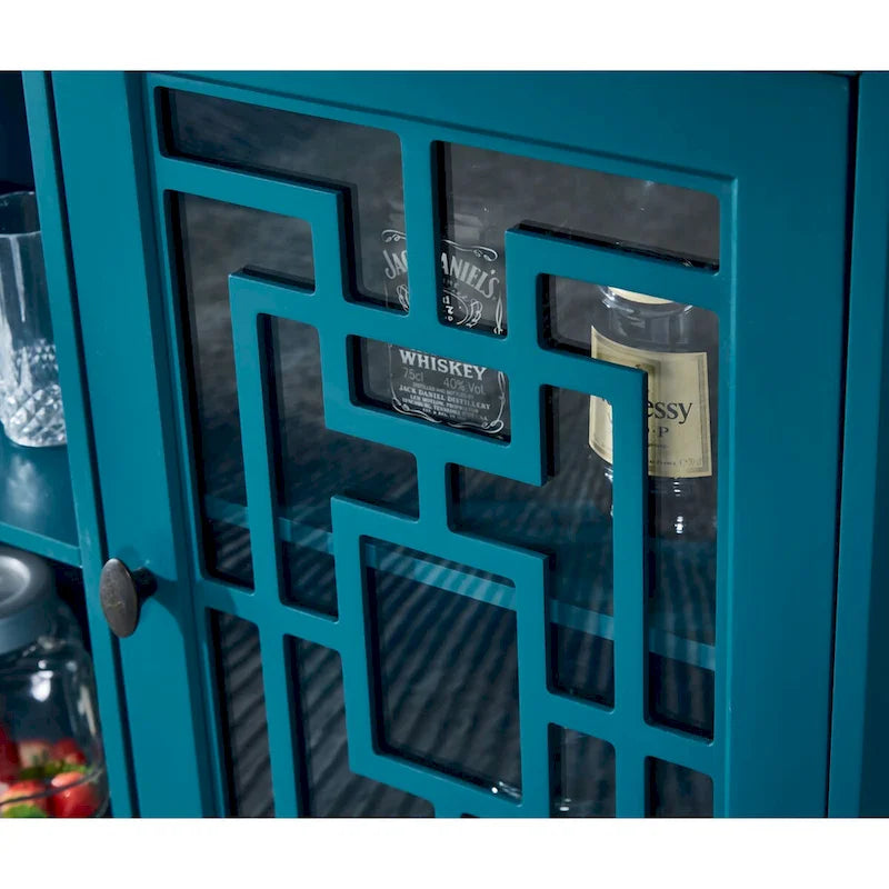 Aparador de 60 pulgadas, mueble de almacenamiento tipo bufé