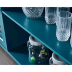 Aparador de 60 pulgadas, mueble de almacenamiento tipo bufé