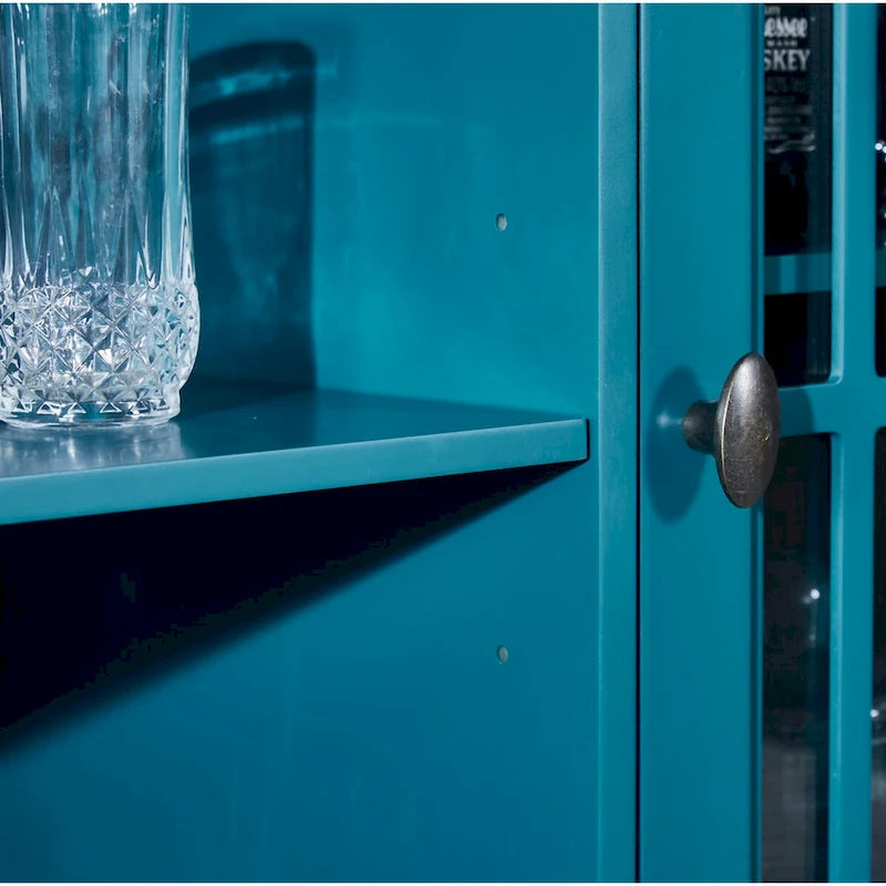 Aparador de 60 pulgadas, mueble de almacenamiento tipo bufé