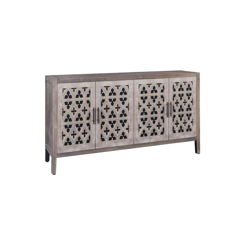 Mueble Americano de Estilo Campestre Hueco de Cuatro Puertas Antiguo