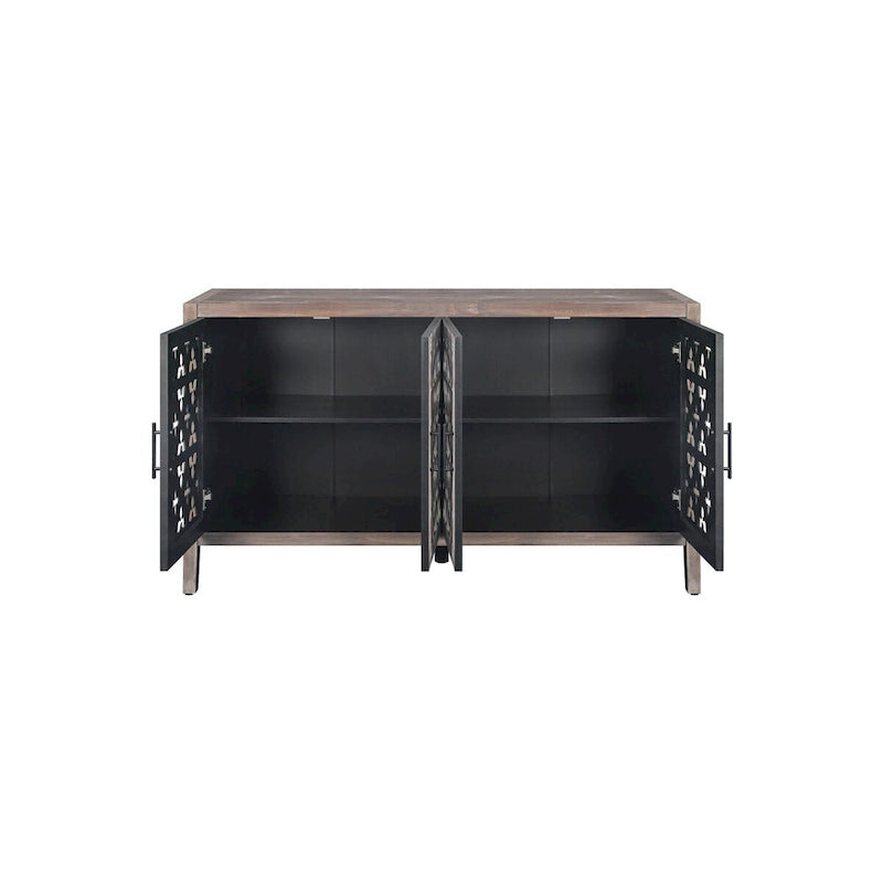 Mueble Americano de Estilo Campestre Hueco de Cuatro Puertas Antiguo
