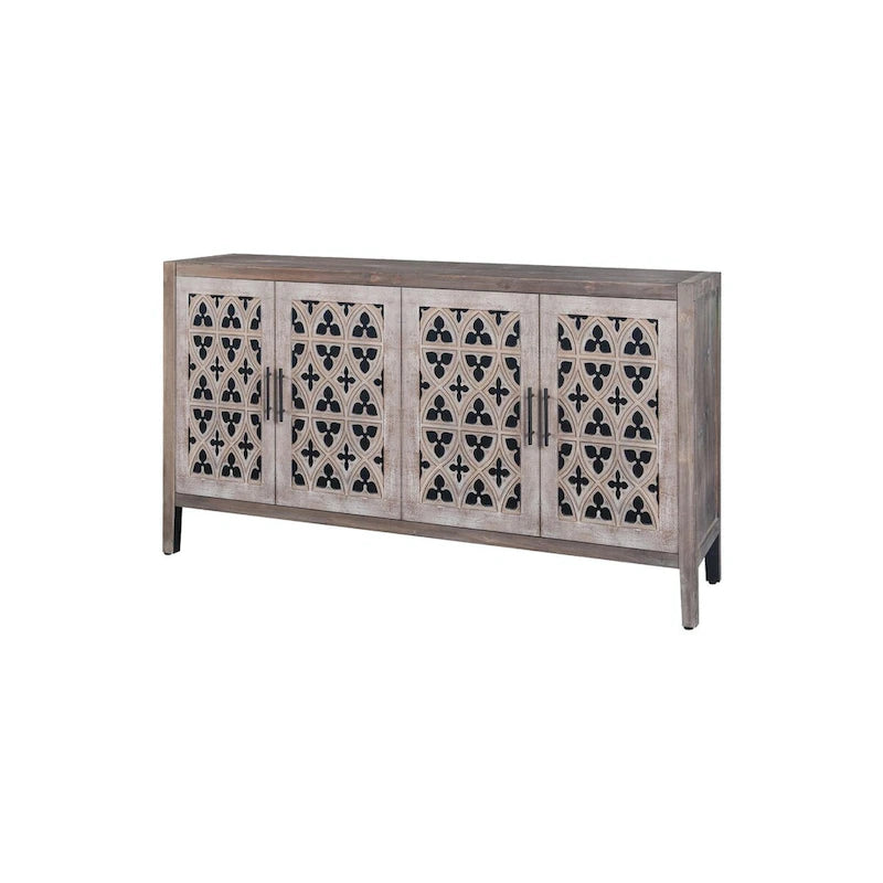 Mueble Americano de Estilo Campestre Hueco de Cuatro Puertas Antiguo