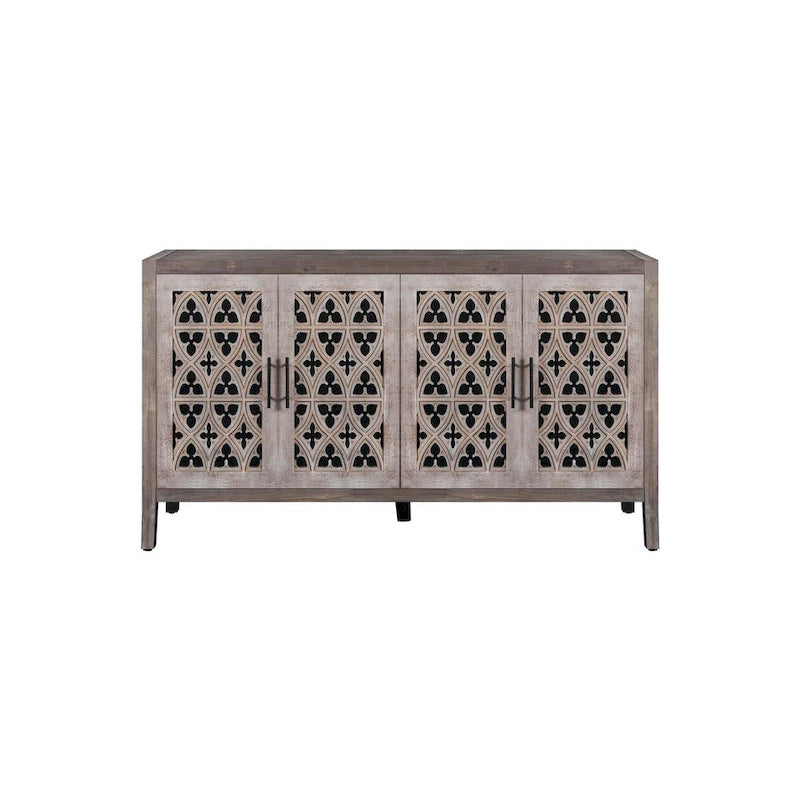 Mueble Americano de Estilo Campestre Hueco de Cuatro Puertas Antiguo