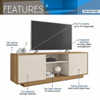 Mueble de TV moderno para televisores de hasta 70 pulgadas