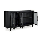 Mueble auxiliar de comedor negro/gris - 74.13 An. x 17.13 Pr. x 35.13 Al.