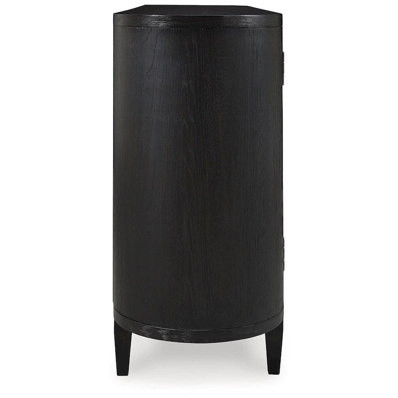 Mueble auxiliar de comedor negro/gris - 74.13 An. x 17.13 Pr. x 35.13 Al.