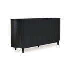 Mueble auxiliar de comedor negro/gris - 74.13 An. x 17.13 Pr. x 35.13 Al.