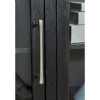 Mueble auxiliar de comedor negro/gris - 74.13 An. x 17.13 Pr. x 35.13 Al.