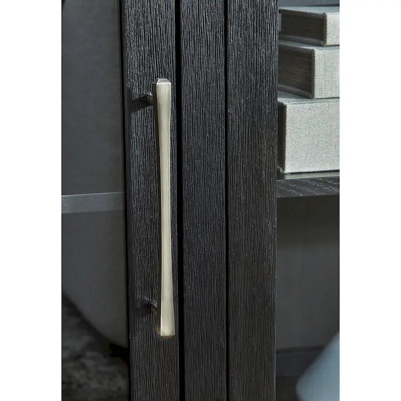 Mueble auxiliar de comedor negro/gris - 74.13 An. x 17.13 Pr. x 35.13 Al.