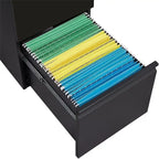 Archivador móvil de 2 cajones con cerradura - 17D x 24W x 15H