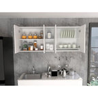 Mueble Superior Doble Puerta, Acabado Blanco