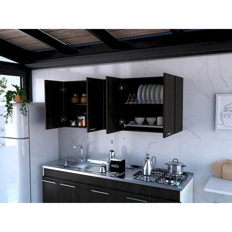 Mueble Superior Doble Puerta, Acabado Blanco