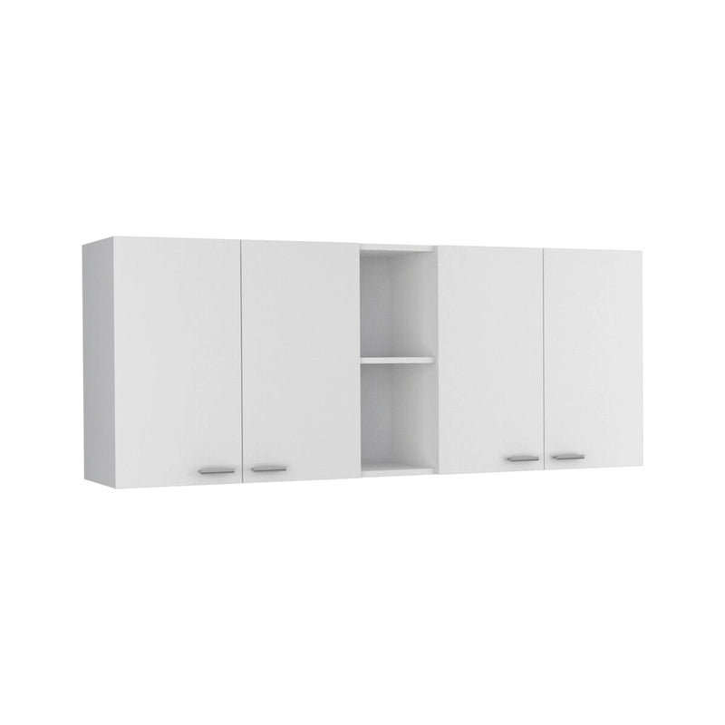 Mueble Superior Doble Puerta, Acabado Blanco