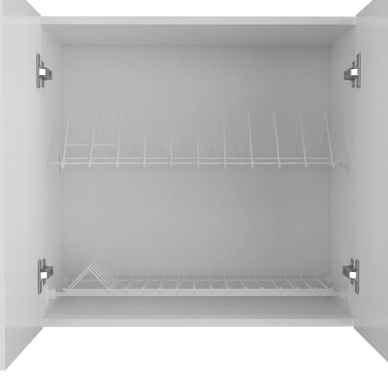 Mueble Superior Doble Puerta, Acabado Blanco