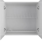 Mueble Superior Doble Puerta, Acabado Blanco