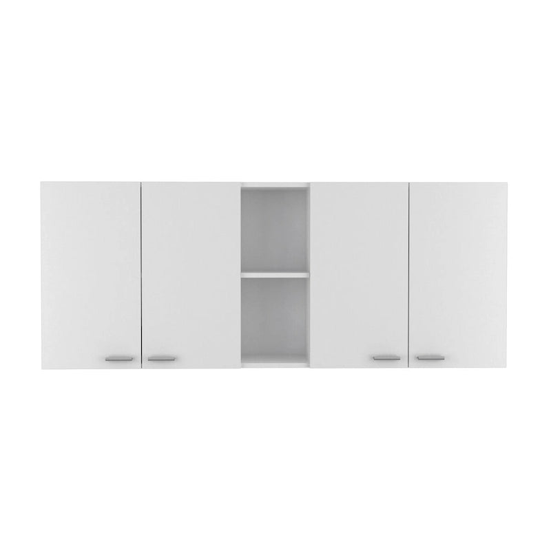 Mueble Superior Doble Puerta, Acabado Blanco