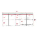 Mueble Superior Doble Puerta, Acabado Blanco