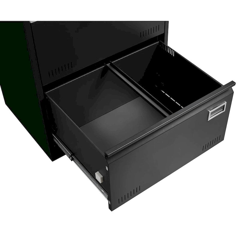 Archivador lateral de 3 cajones, archivadores metálicos con cerradura de tres cajones, archivador de oficina con cajones con cerradura