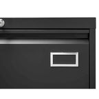 Archivador lateral de 3 cajones, archivadores metálicos con cerradura de tres cajones, archivador de oficina con cajones con cerradura