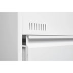 Archivador lateral de 3 cajones, archivadores metálicos con cerradura de tres cajones, archivador de oficina con cajones con cerradura