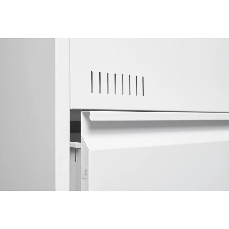 Archivador lateral de 3 cajones, archivadores metálicos con cerradura de tres cajones, archivador de oficina con cajones con cerradura