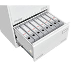 Archivador lateral de 3 cajones, archivadores metálicos con cerradura de tres cajones, archivador de oficina con cajones con cerradura