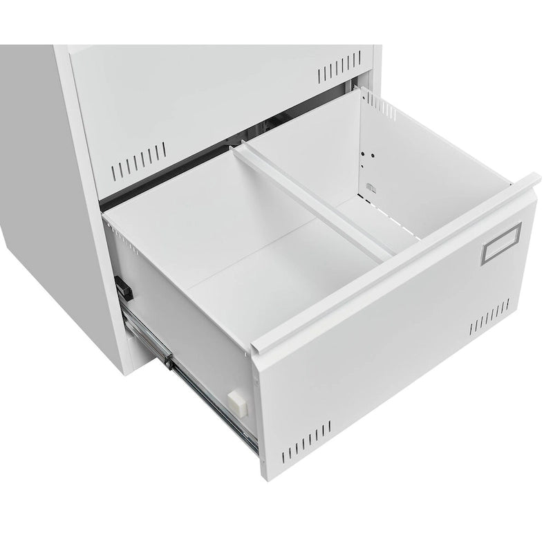 Archivador lateral de 3 cajones, archivadores metálicos con cerradura de tres cajones, archivador de oficina con cajones con cerradura