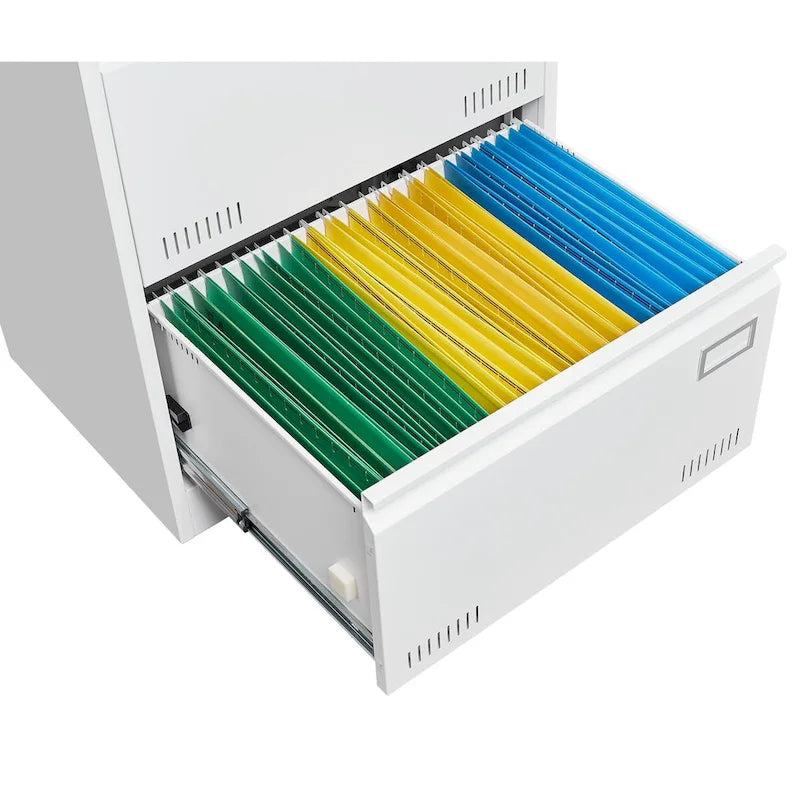 Archivador lateral de 3 cajones, archivadores metálicos con cerradura de tres cajones, archivador de oficina con cajones con cerradura