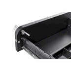 Archivador móvil de 3 cajones, archivador versátil, diseño de 5 ruedas antivuelco, acero laminado en frío, impermeable, a prueba de humedad, negro